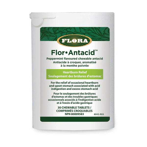 FLORA Flor Antacid 30 Chewable Tablets