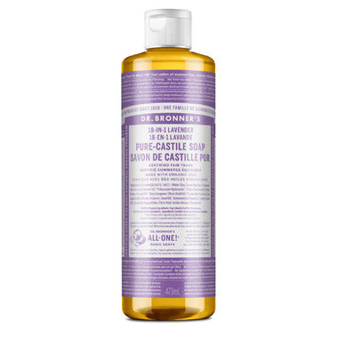 Dr. Bronner's Organic Pure Castile Liquid Soap Lavender 473ml
