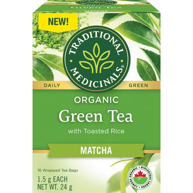 Traditional Medicinals Green Tea Matcha
16 Count