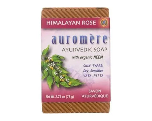 Auromère Ayurvedic Bar Soap | Himalayan Rose