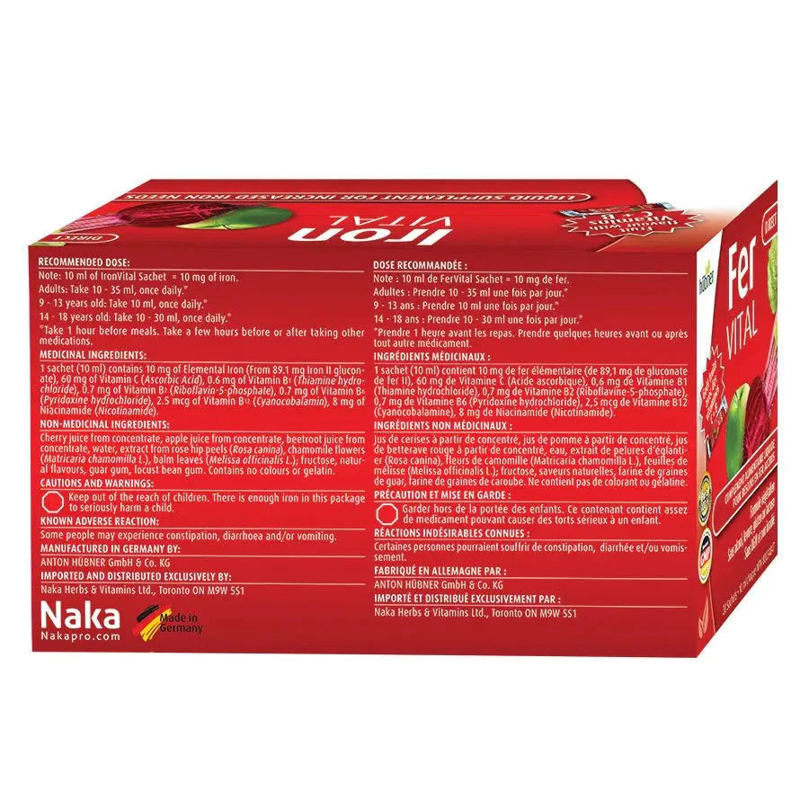 Naka Iron Vital 20 x 10ml