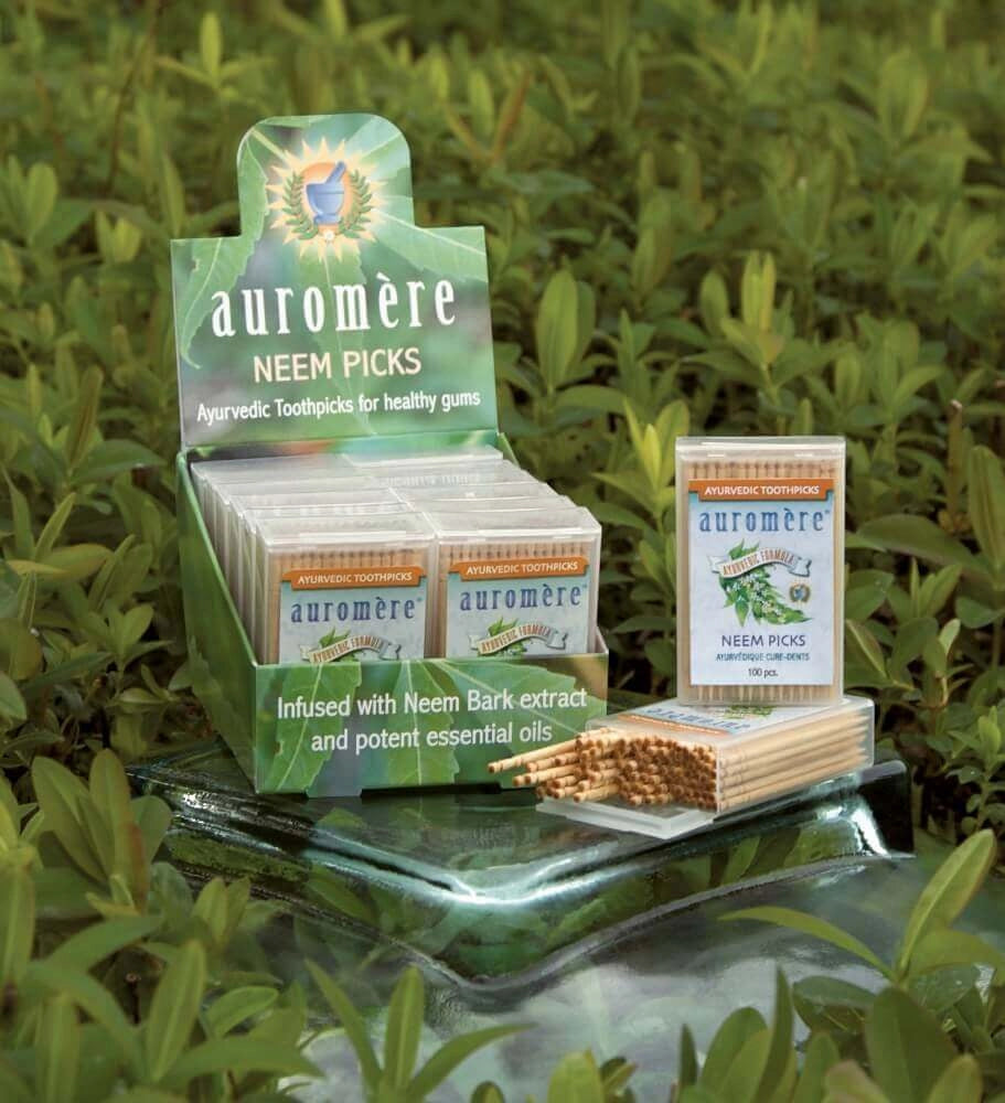 Auromere toothpicks, Auromere tooth picks, neem toothpicks