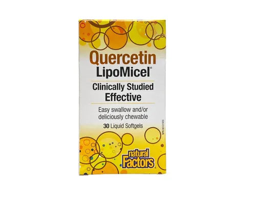 Natural Factors, Quercetin LipoMicel Matrix, 30 Liquid Softgels
