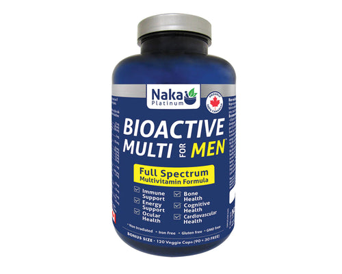 Naka Platinum BioActive Multi For Men 90+30 Veggie Caps