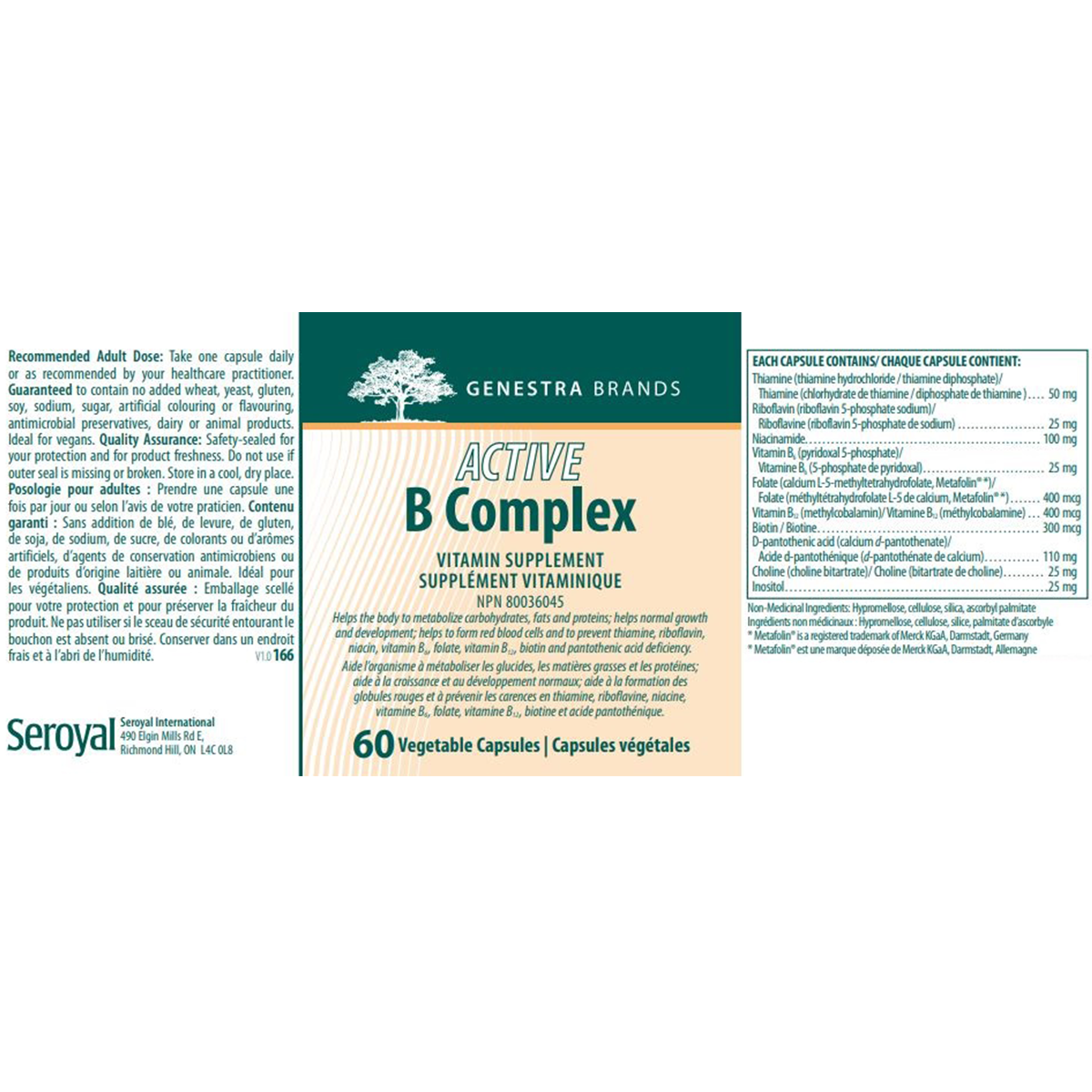 Genestra Active B Complex