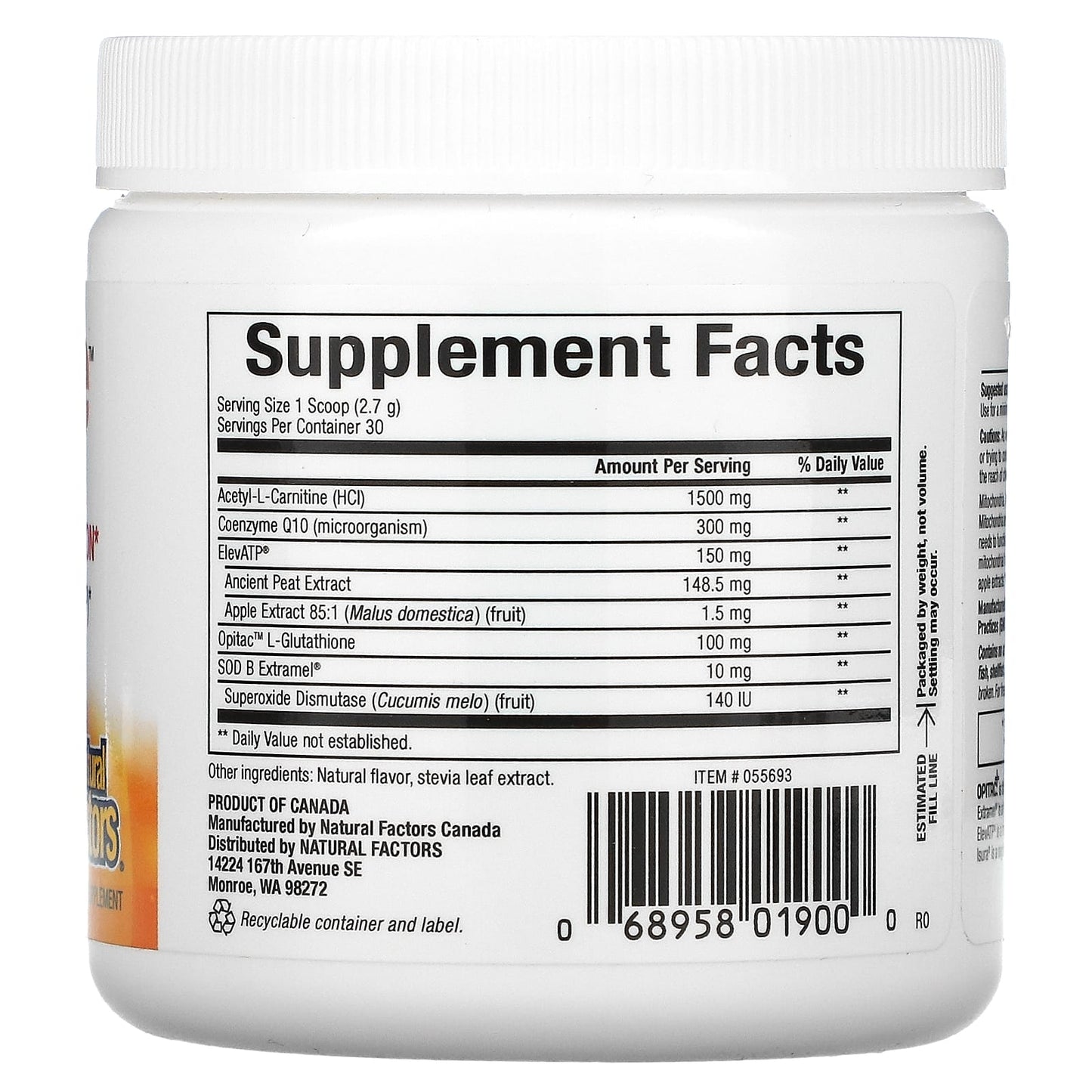Natural Factors Regenerlife (81g powder)