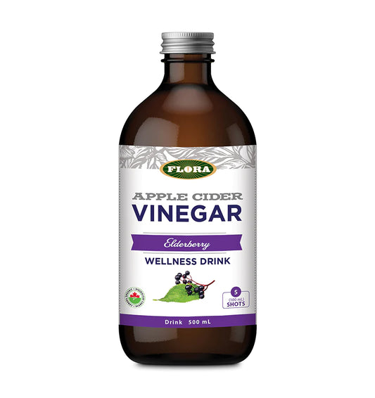 APPLE CIDER VINEGAR - ELDERBERRY 500ml | VINAIGRE DE CIDRE DE POMME - SUREAU