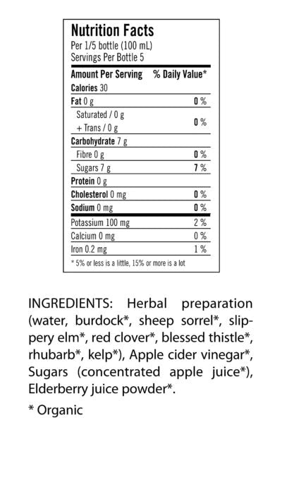 APPLE CIDER VINEGAR - ELDERBERRY 500ml | VINAIGRE DE CIDRE DE POMME - SUREAU