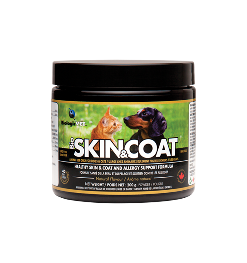 BioVet Bio Skin&Coat for cats and dogs in a 200 grams package  Edit alt text