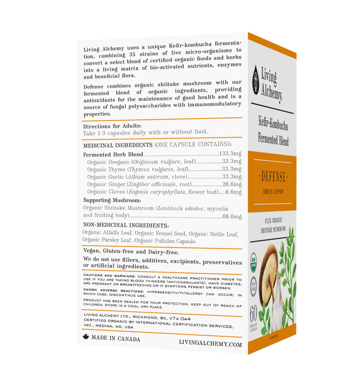 Living Alchemy Defense 60 Capsules