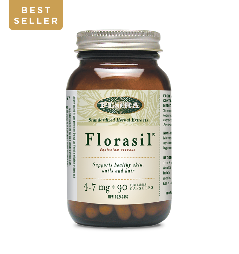 Flora Florasil for healthy skin, nails and hair in 90 vegetarian capsules