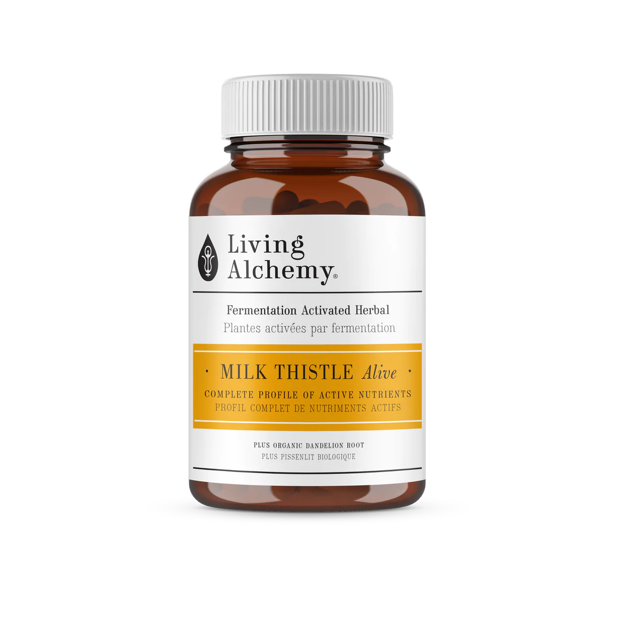Living Alchemy Fermented Milk Thistle Alive (60 Capsules)
