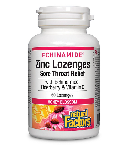 Natural Factors Echinamide Zinc Lozenges