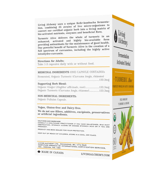 Living Alchemy Turmeric Alive (60 Capsules)