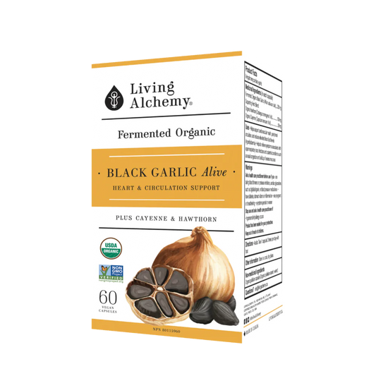 Living Alchemy Black Garlic 60 Veggie Caps
