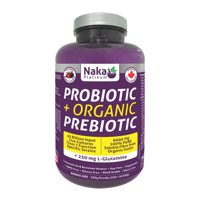 Naka Platinum Probiotic + Organic Prebiotic Powder 300g