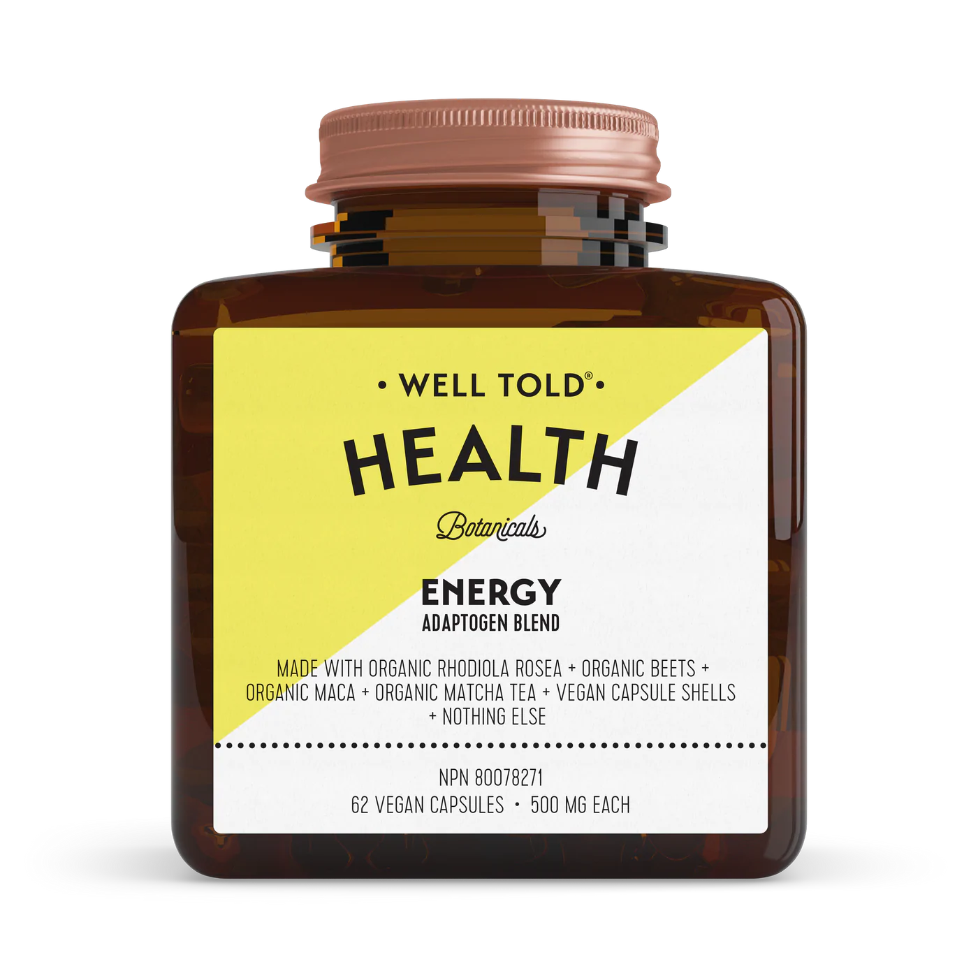 Well Told Botanicals: Energy 62 Capsules