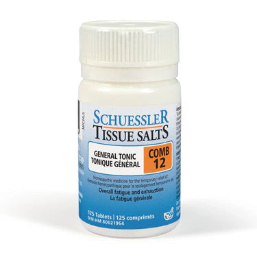 SCHUESSLER TISSUE SALTS 125 TABLETS - COMB 12 | GENERAL TONIC