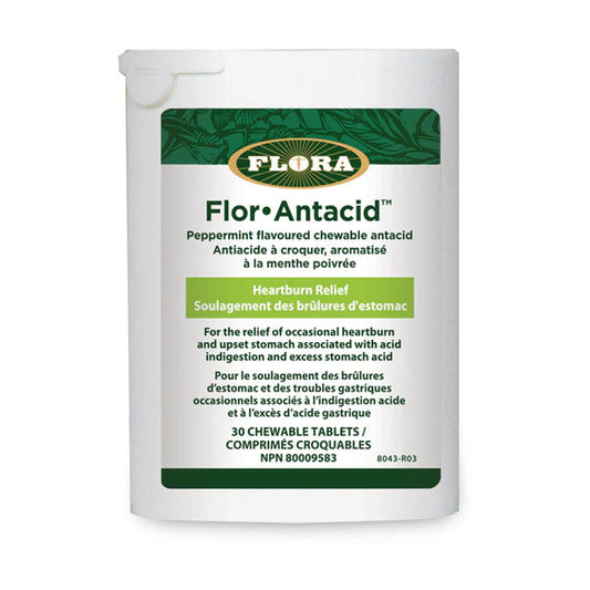 FLORA  Flor Antacid 30 Chewable Tablets