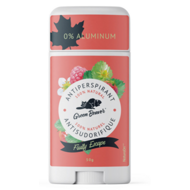 Green Beaver Natural Antiperspirant Fruity Escape Deodorant