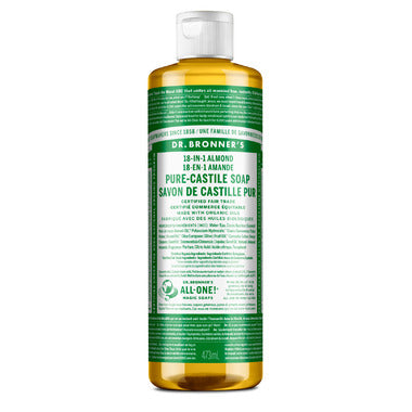 Dr. Bronner's Organic Pure Castile Liquid Soap Almond 473ml