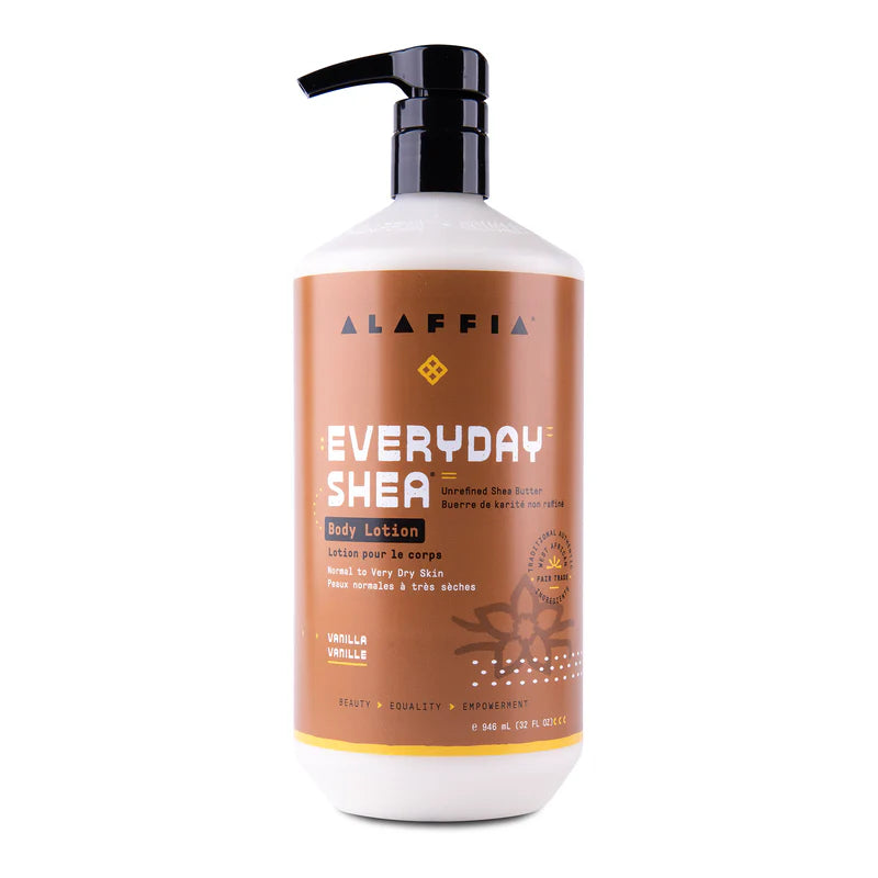 Alaffia EveryDay Shea Body Lotion - Vanilla 946ml