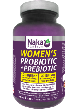 Naka Women's Probiotic + Prebiotic 35 Delayed Release Caps