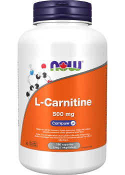 NOW Foods L-Carnitine 500mg 180 capsules