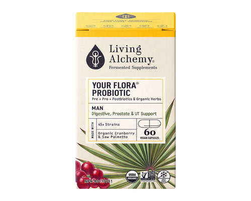 Living Alchemy Your Flora Man 60 Veggie Caps