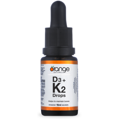 Orange Naturals D3 + K2 Drops
15 mL