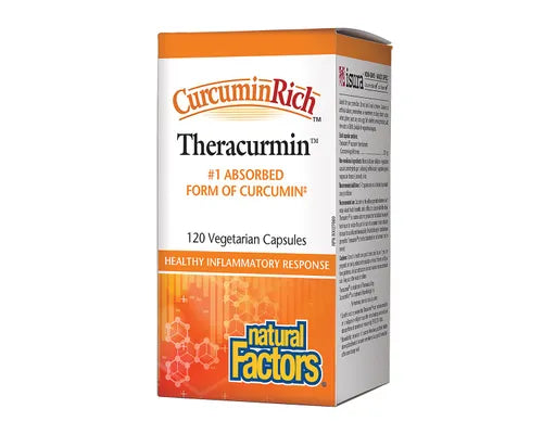 Natural Factors Curcumin Rich Theracurmin 120 Veggie Caps