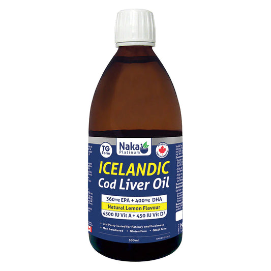 Naka Icelandic Cod Liver Oil 500ml