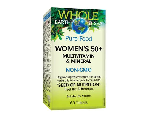 Whole Earth & Sea Multivitamin & Minerals Women's 50+ 60 Tablets
