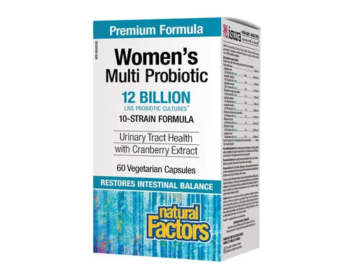 Natural Factors Women's Multi Probiotic 12 Billion 60 Veggie Caps