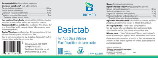 Biomed Basictab 180 Tablets