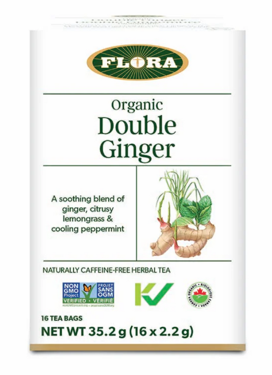 Flora Double Ginger Tea 16 Count