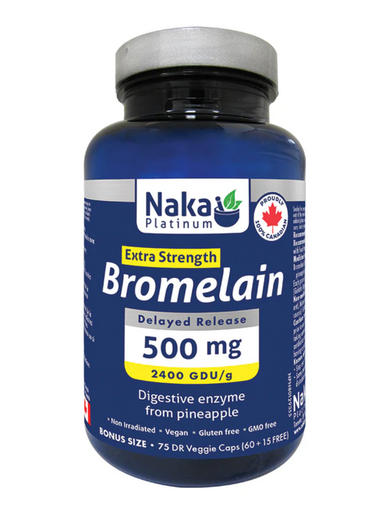 Naka Platinum Bromelain (75 capsules)