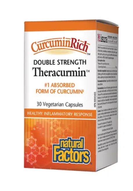 Curcumin Rich Theracurmin Double Strength (30 Veggie Capsules)