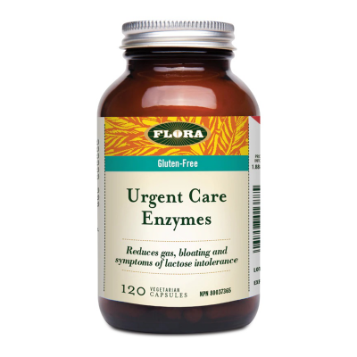 Flora Urgent Care Enzymes 120 Veggie Caps