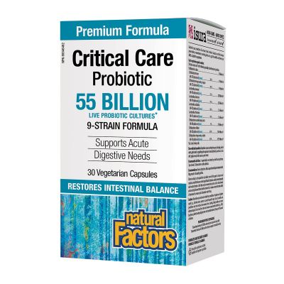 Natural Factors 55 Billion Critical Care Probiotic 30 Capsules