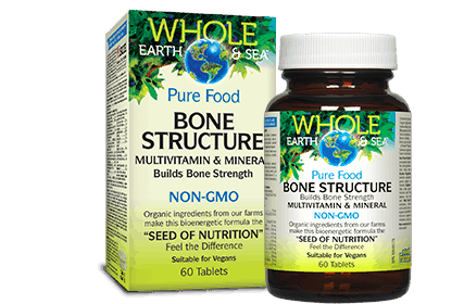 BONE STRUCTURE by: Whole Earth and Sea (60 Tablets)