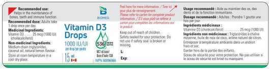 Biomed Liquid Vitamin D3 (15ml)