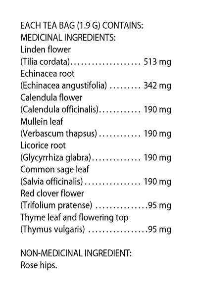 Flora FluGrip Cold Relief Tea (20 Count)