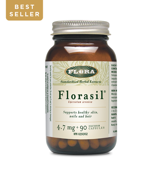 Flora Florasil for healthy skin, nails and hair in 90 vegetarian capsules