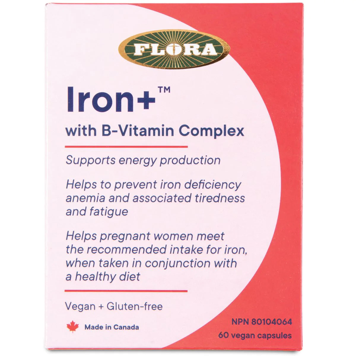 Flora Iron + Capsules (60 Count)