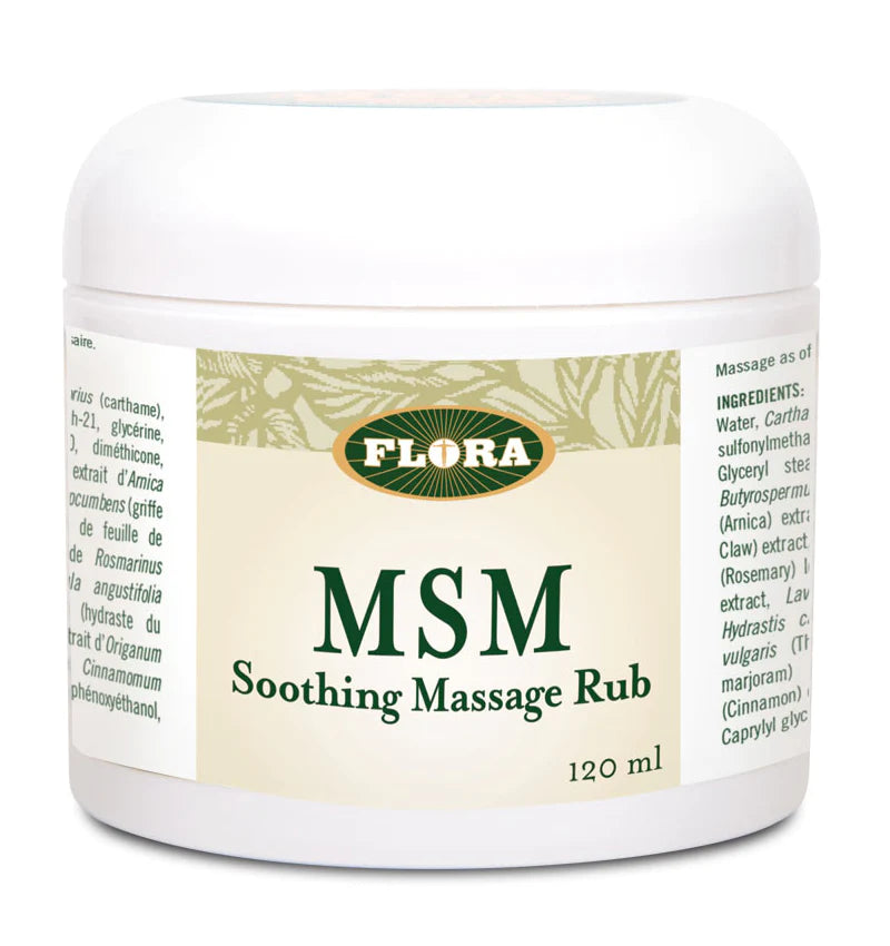 MSM - SOOTHING MASSAGE RUB | BAUME DE MASSAGE