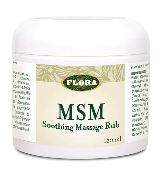 MSM - SOOTHING MASSAGE RUB | BAUME DE MASSAGE