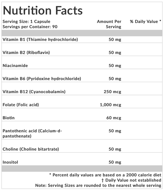 Naka Herbs Nutri B50 Complex (High Potency)