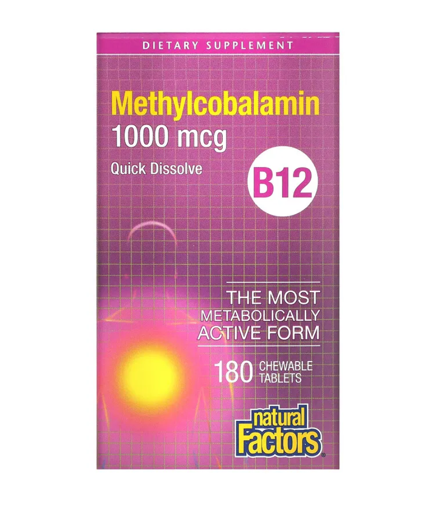 Vitamin B12 1000 mcg · Methylcobalamin
