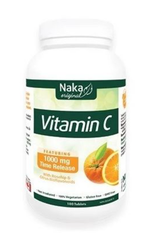 Naka Vitamin C 1000mg Time Release 180 Tablets